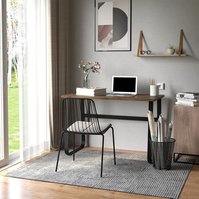 Industrial Laptop Table for Home Office, Study Homcom