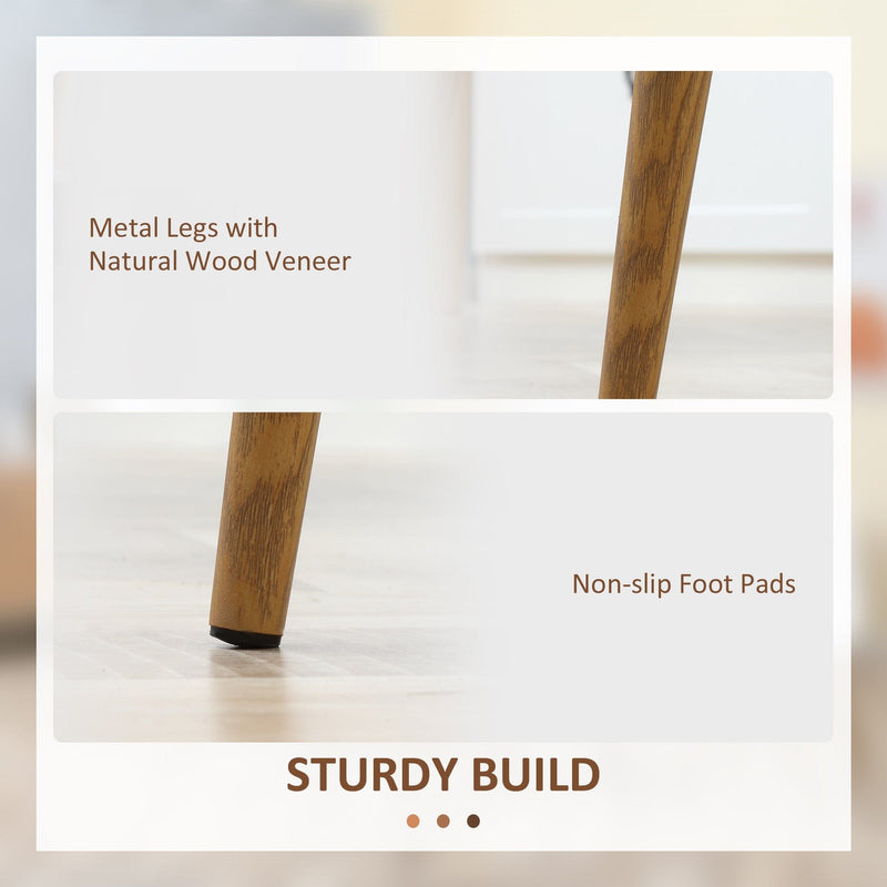 Set of 4 White Dining Chairs