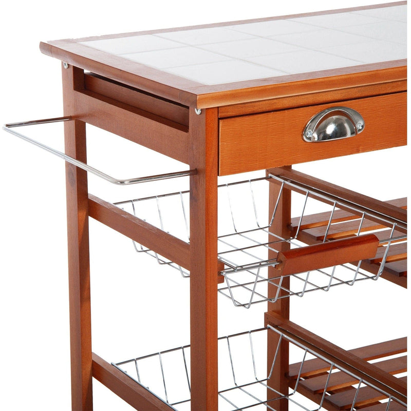 Folding Cloth Rail Adjustable Garment Rack With Wheels (4 Layer)