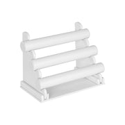 White Jewellery Stand Faux Leather Songmics
