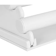 White Jewellery Stand Faux Leather Songmics