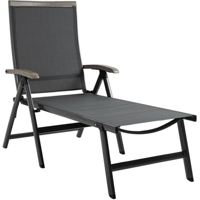 Adjustable Sun Lounger Outsunny