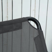 Garden Swing Chair 2 Seater, Grey Outsunny
