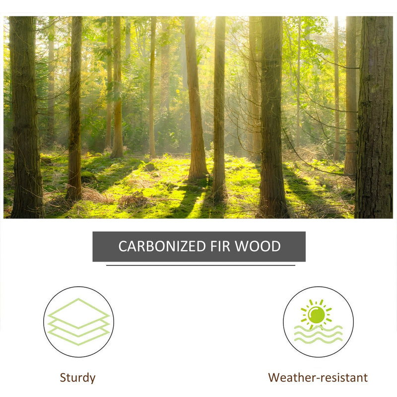 Fir Wood Garden Decor Wishing Well Waterfall