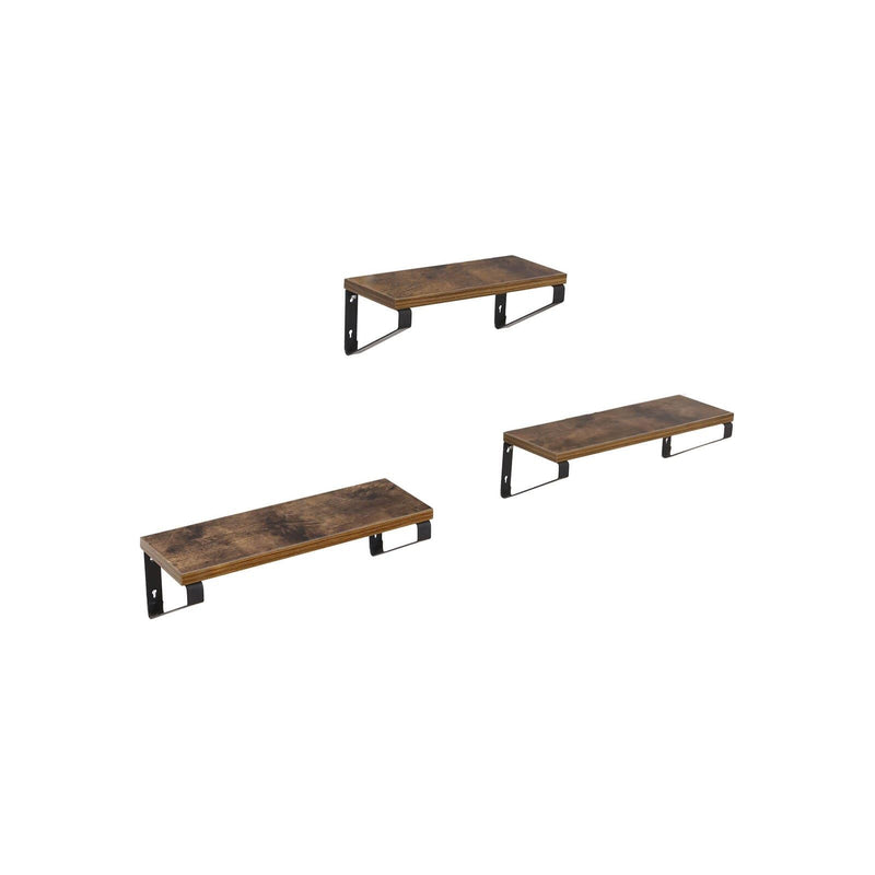 Vasagle Industrial Style Floating Shelves 3 Pack