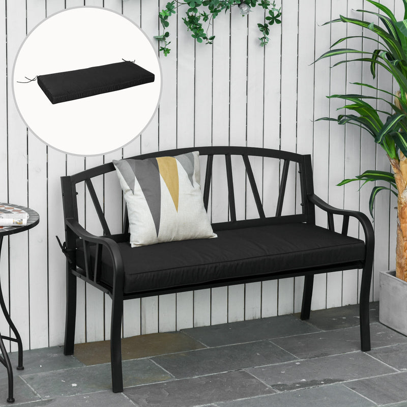2-Seater Bench Cushion, 120x50x8cm, Indoor/Outdoor