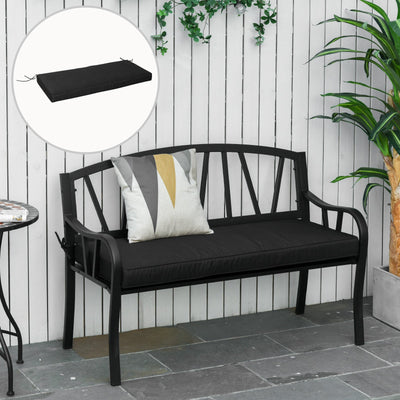 2-Seater Bench Cushion, 120x50x8cm, Indoor/Outdoor Outsunny
