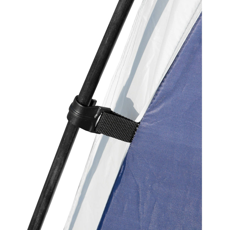 Dome Event Shelter, Garden Canopy, 3.5x3.5m, Grey/Blue Outsunny