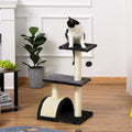 72cm Cat Tree, Climbing Centre, Sisal Post, Arc Perch, Grey Pawhut
