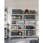 Songmics 2 Pack Metal Shelves For Shed Garage, 75x30x150cm Songmics