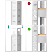 Songmics 2 Pack Metal Shelves For Shed Garage, 75x30x150cm Songmics