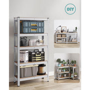 Songmics 2 Pack Metal Shelves For Shed Garage, 75x30x150cm Songmics
