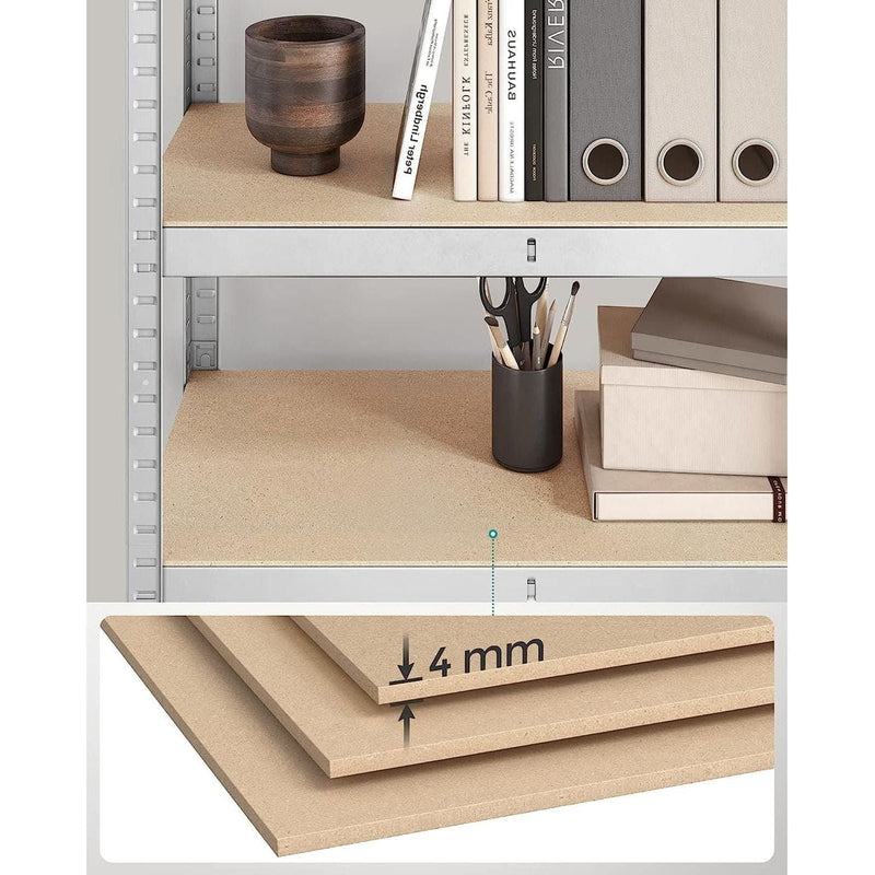 Songmics 2 Pack Metal Shelves For Shed Garage, 75x30x150cm Songmics
