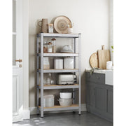 Songmics 2 Pack Metal Shelves For Shed Garage, 75x30x150cm Songmics