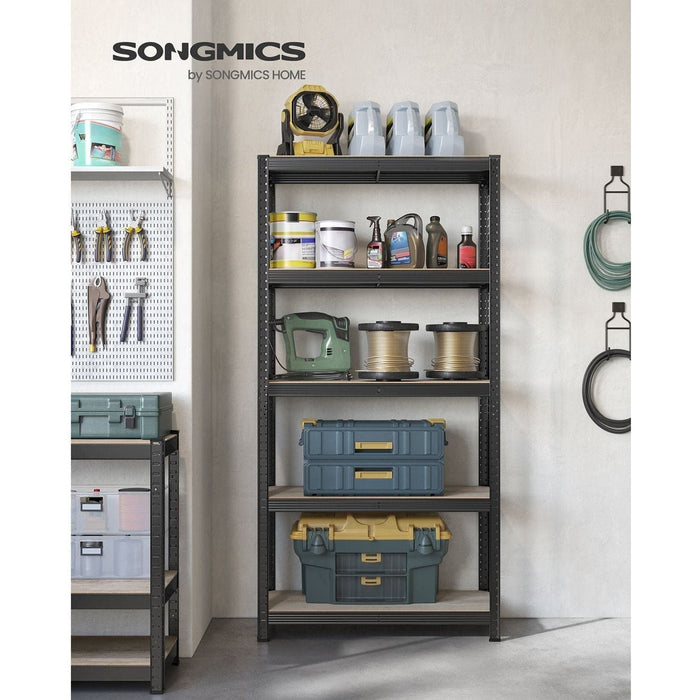 Metal Shelves For Garage 90x40x180cm Black