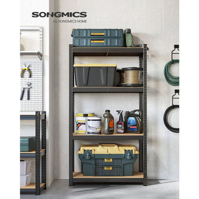 Songmics Garage Racking 40x80x160cm Black Songmics