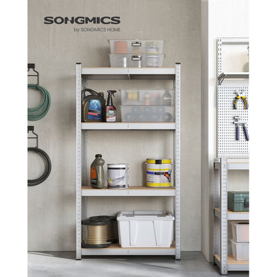 Songmics Garage Racking 40x80x160cm Silver Songmics