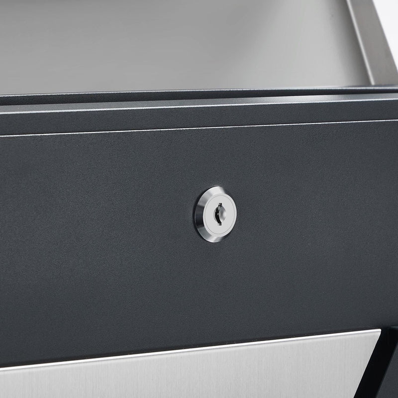 Large Lockable Wall Mounted Letter Box by Songmics