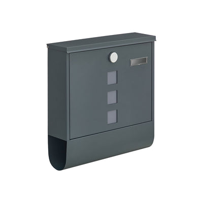 Mailbox With Lock and Newspaper Holder by Songmics Songmics