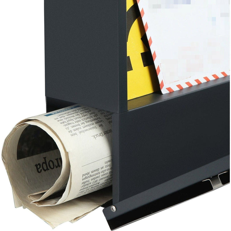 Wall Mounted Mailbox Grey & Silver by Songmics