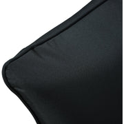 Thick Chair Cushions Outdoor - Black Outsunny