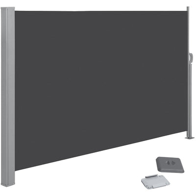 Grey Retractable Side Awning