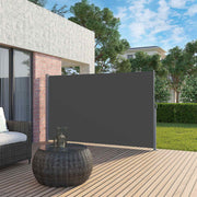 Grey Retractable Side Awning