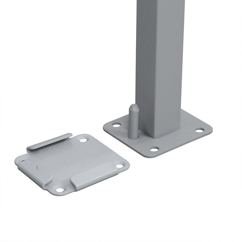 Grey Retractable Side Awning
