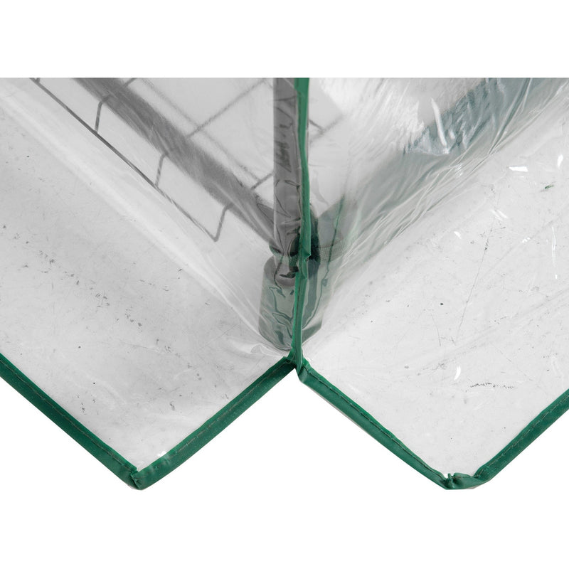 Metal Frame Mini Greenhouse, 5-Tier, PVC Cover, Clear