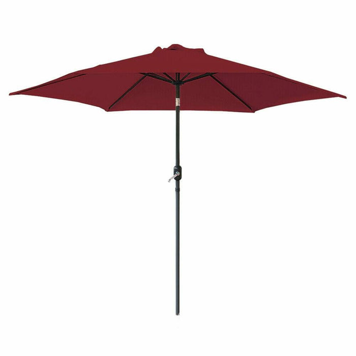 Large 3m Outdoor Garden Parasol With Crank Handle And Tilt