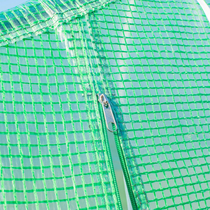 Walk in Tunnel Greenhouse, Windows & Door, 6x3M, Garden