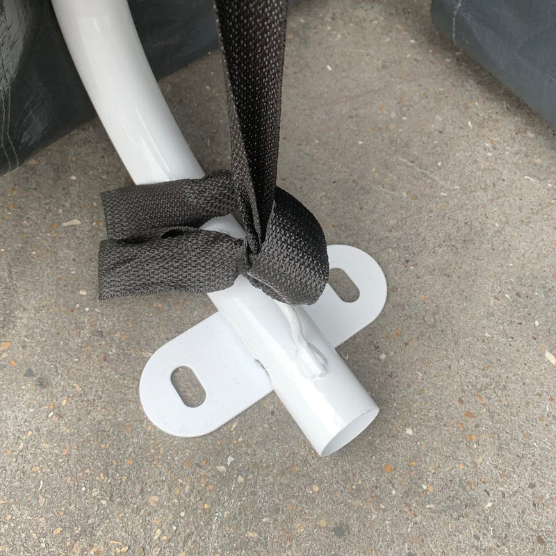 Heavy Duty Garden Storage Tent - 2.8 x 2.4 x 2.4m, Dark Grey