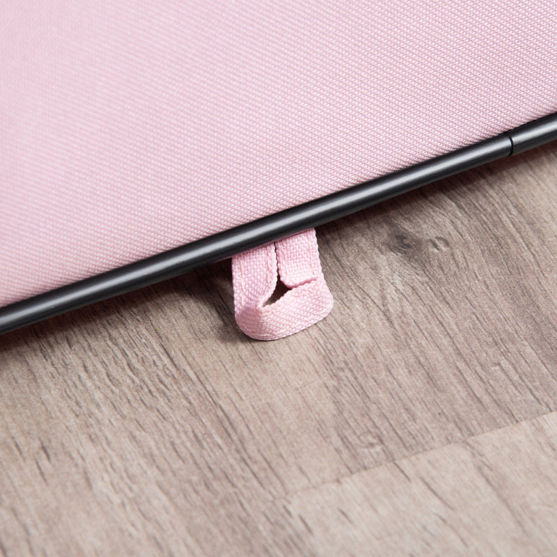 Fabric Pet Playpen for Small Animals, Pink, L37xH37xD90cm