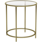 Vasagle Gold Round Side Table - Adds an elegant touch to your home