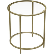 Vasagle Gold Round Side Table - Adds an elegant touch to your home