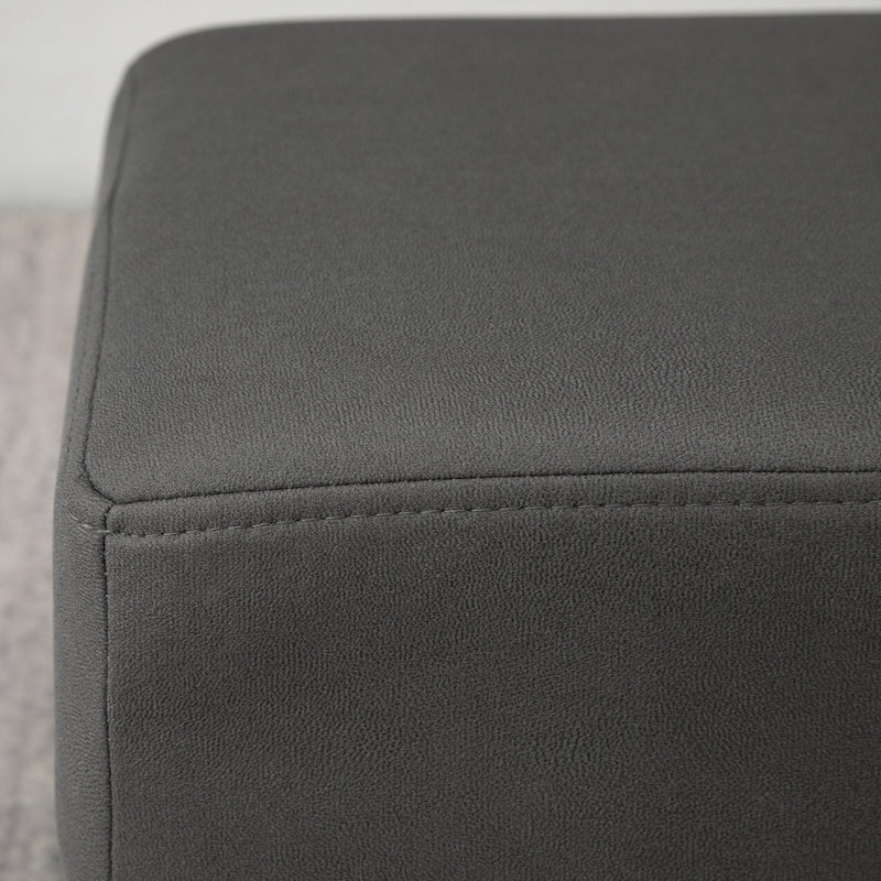 Grey Footstool for Home & Office (40x30x24cm)