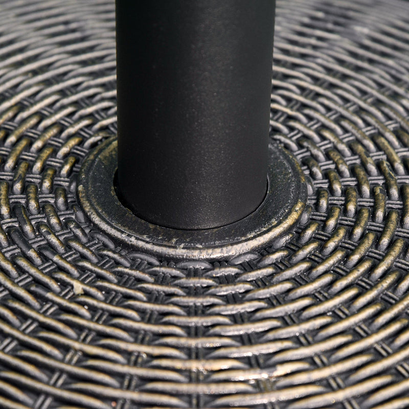 Stylish Patio Umbrella Stand, 35-48mm Poles Outsunny