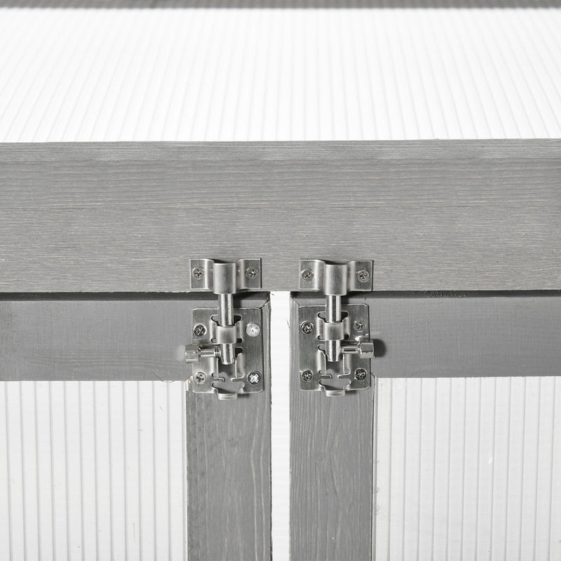 Small Wooden Greenhouse, Cold Frame, 3-Tier, 58 x 44 x 78cm