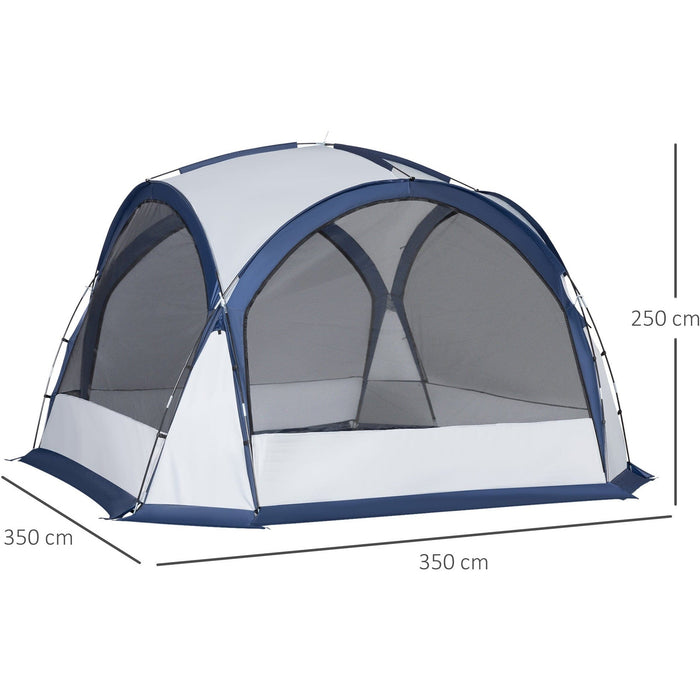 Dome Tent 6 Person, Easy Setup, Zipped Doors, Carry Bag