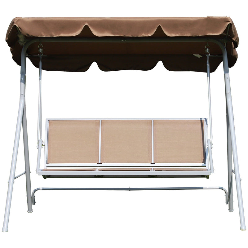 3 Seater Swing Chair Outsunny