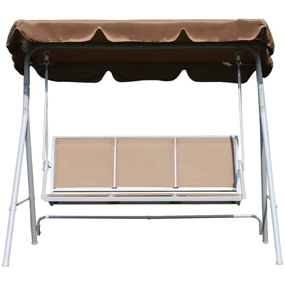 3 Seater Swing Chair Outsunny