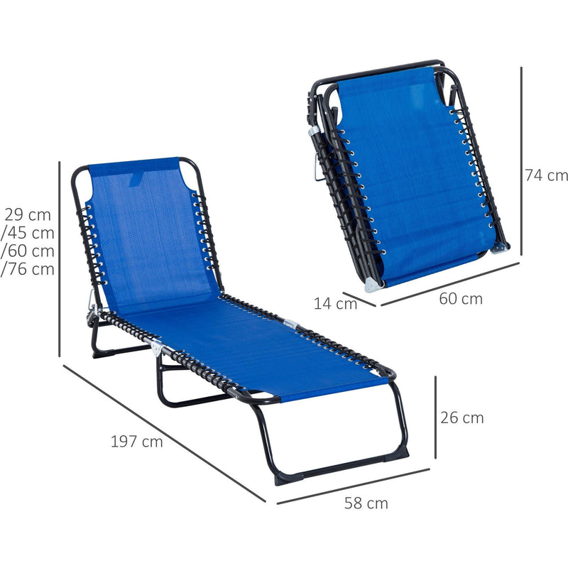 Lightweight Foldable Sun Lounger