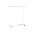 Songmics Hanging Garment Rack on Wheels, White Songmics