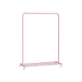 Pink Clothes Rack with Wheels Songmics