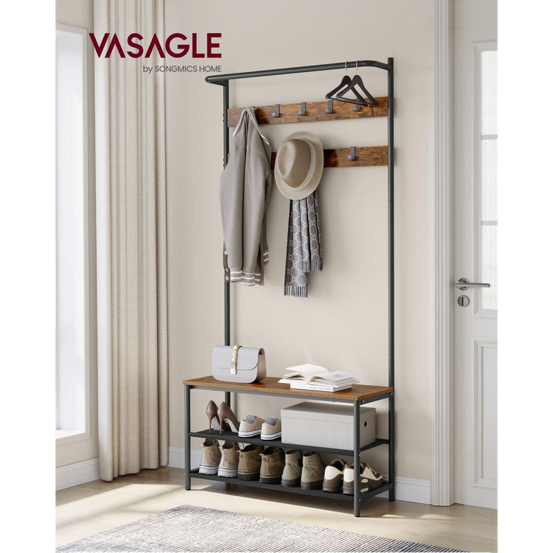 Vasagle Coat Rack With Seat