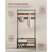 Vasagle Coat Rack With Seat