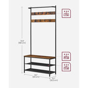 Vasagle Coat Rack With Seat