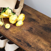 Industrial Style Entryway Bench with Coat Rack, Shoe Storage, and Bench by Vasagle - Keeps entryways organised and clutter free
