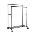 Heavy Duty Garment Rack on Wheels, Black Songmics