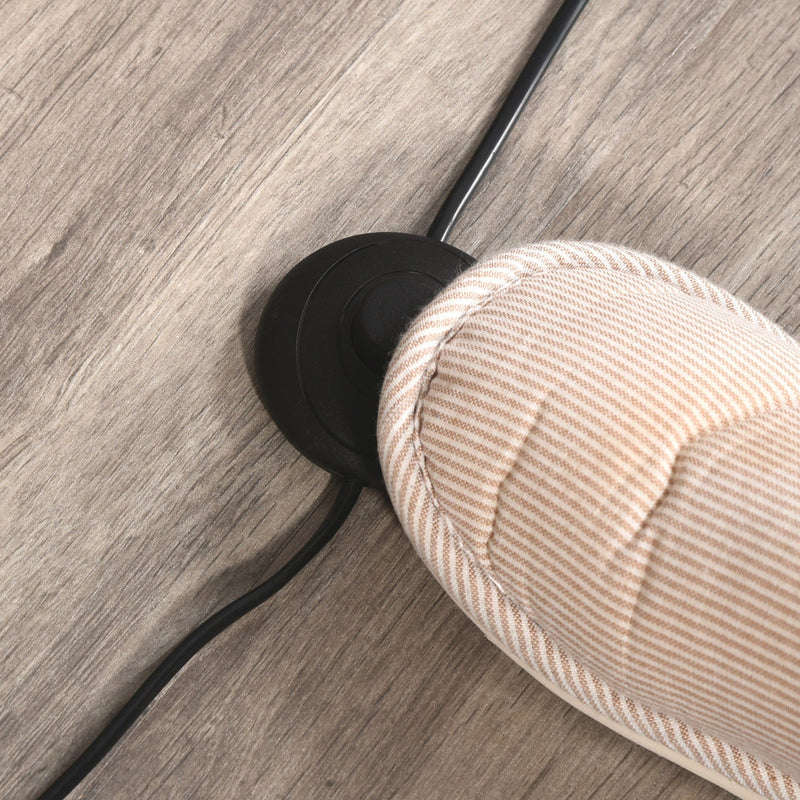 Tripod Floor Lamp With Storage Shelf, 156cm, Grey Shade